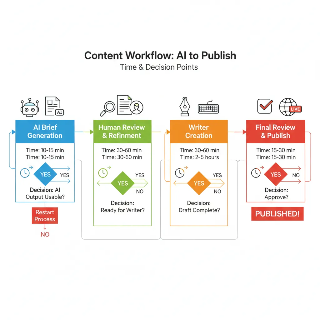 The Hybrid Model: Where AI Briefs Deliver Maximum Value