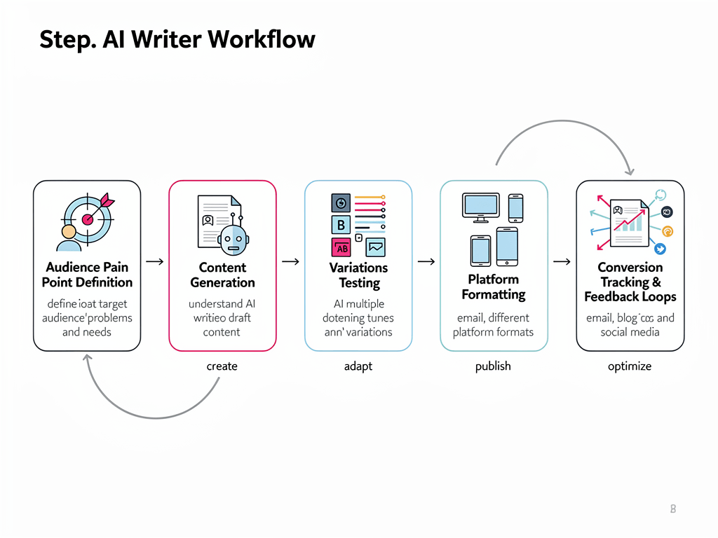 How AI Writers for Social Media Work: Step-by-Step Process