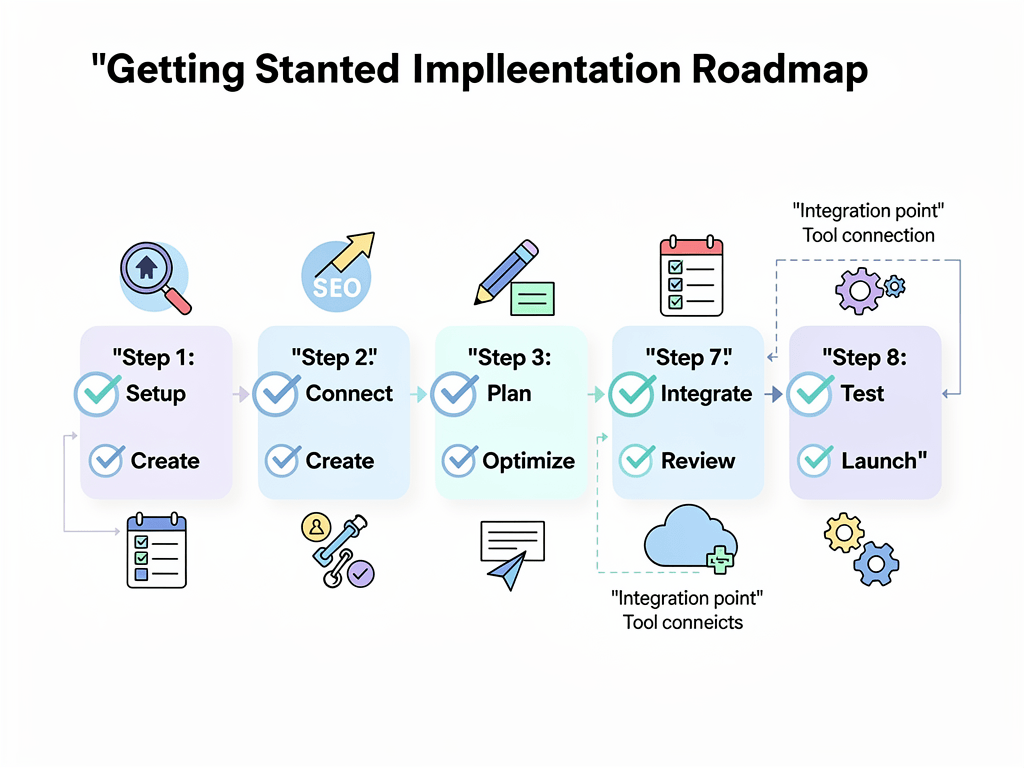 Implementation checklist for setting up best AI content writer workflow with quality standards and performance tracking